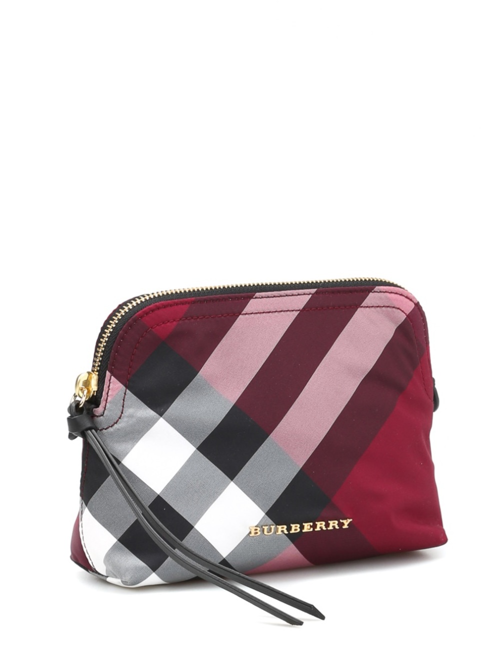 Burberry Burgundy Cosmetic Pouch